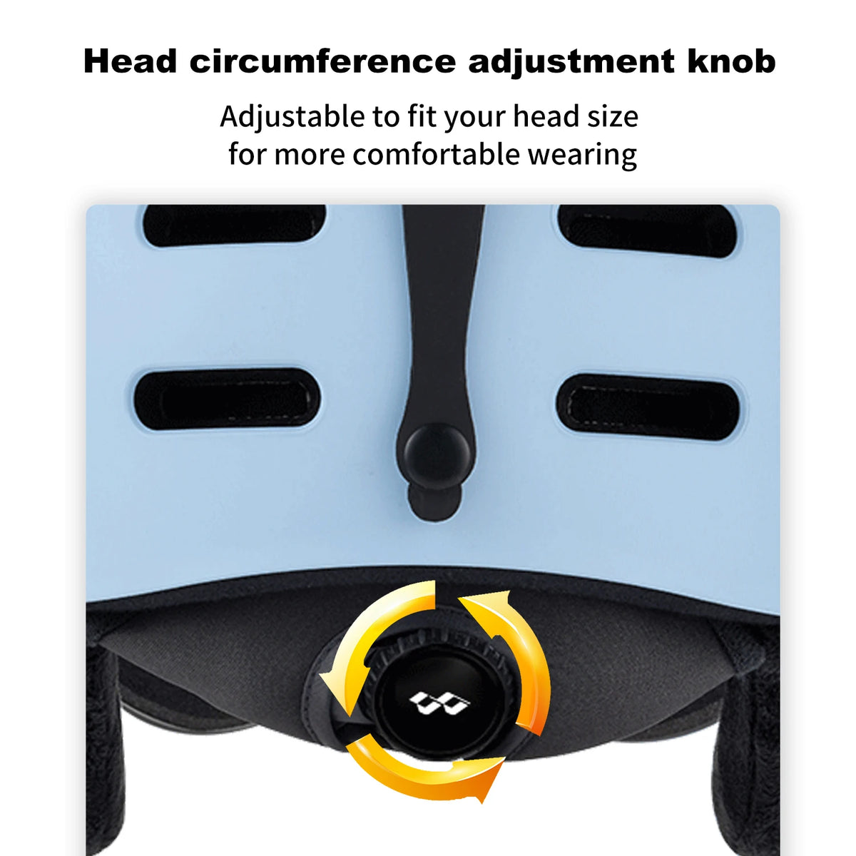 SEEKER Casco de Esquí para Deportes de Invierno, Casco con Espejo Integrado, Anti-Impacto, para Adultos, para Tabla Simple y Doble, Casco de Seguridad para Esquí al Aire Libre