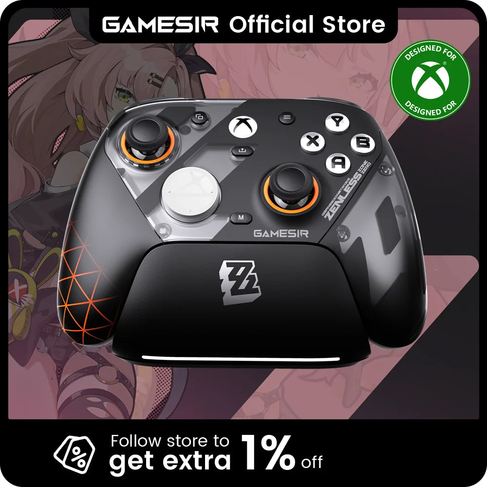 GameSir G7 Pro Zenless Zone Zero Edition, mando inalámbrico para Xbox Series X|S, Xbox One X|S, Steam, PC, Android