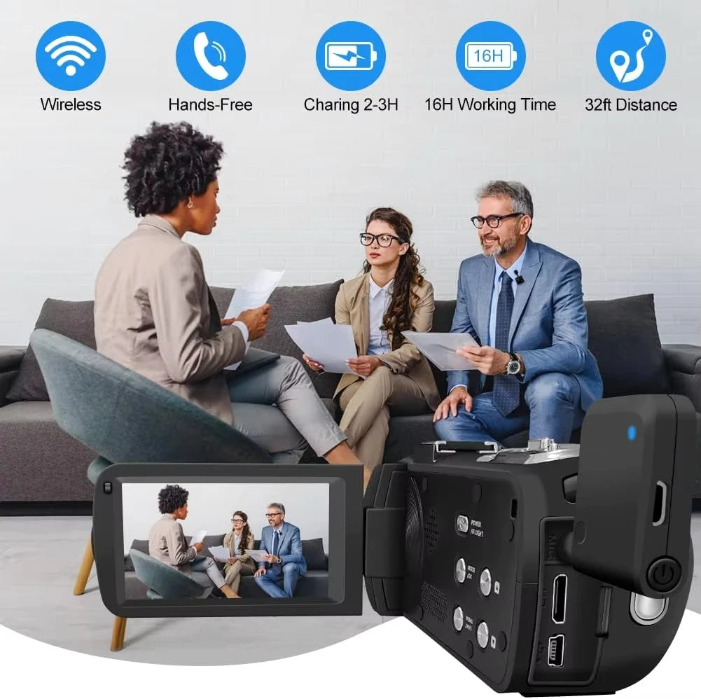 Cámara de vídeo Digital 4K de 56MP, videocámara Vlogging de visión nocturna infrarroja 18X, pantalla táctil de 3,0 pulgadas, cámara web WIFI para Youtube y vivo