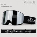 Gafas de Esquí de Doble Capa Antivaho UV400, Gafas de Snowboard, Gafas de Moto de Nieve, Lentes para Deportes al Aire Libre, Esquí