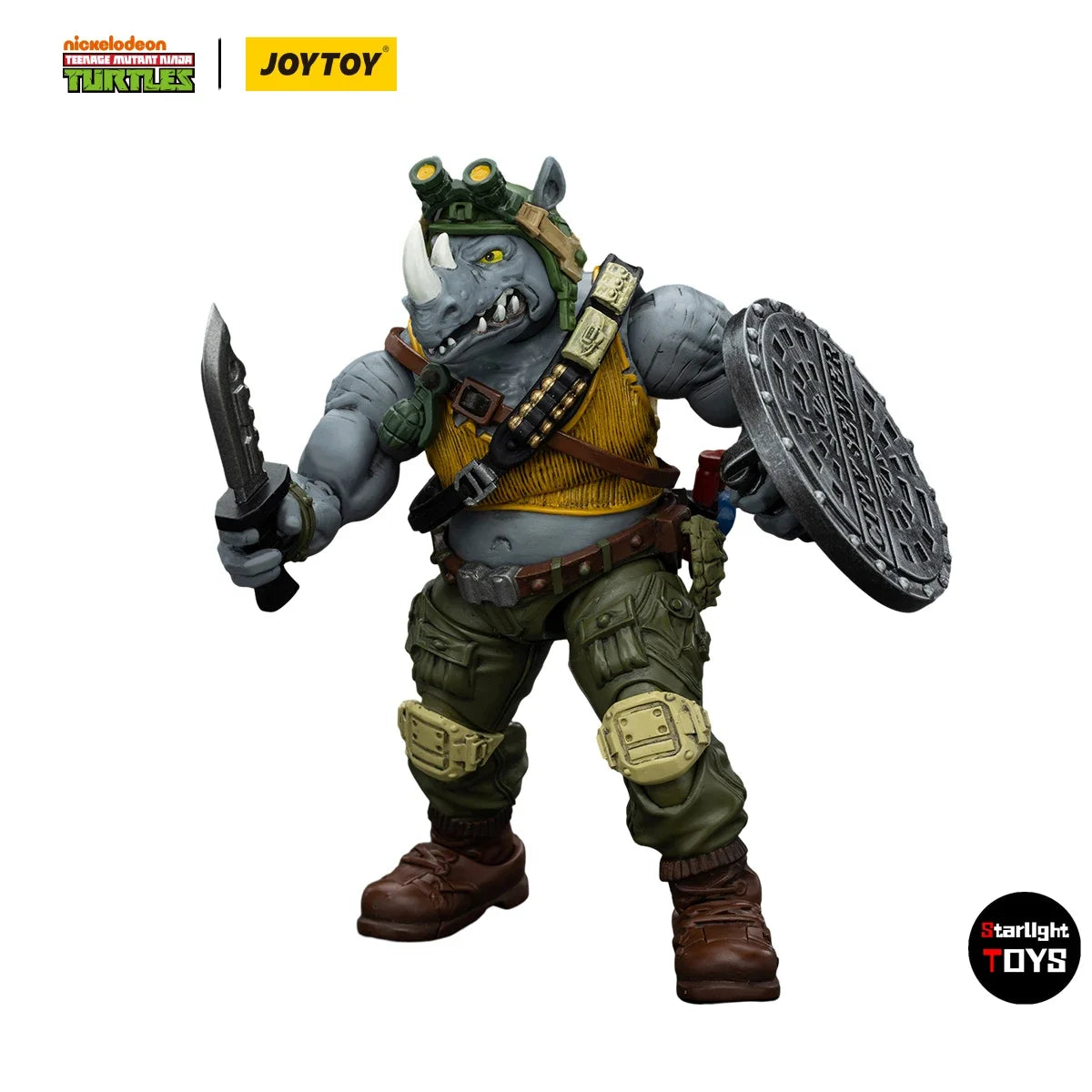 JOYTOY TMNT Rocksteady Beebop 1/18 Action Figure Model Toys