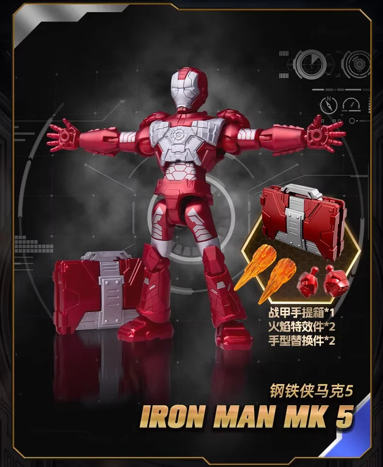 Blokees Marvel Infinity Saga Versión Galáctica Serie 04 Figuras Caja Sorpresa Iron Man Juguetes Coleccionables Anime Regalo para Niño