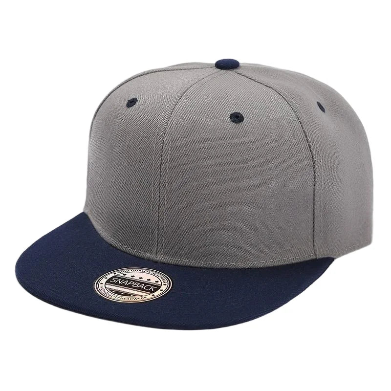 Gorra de béisbol de estilo hip-hop para hombre, tendencia coreana, moda urbana, versátil, color negro, para actividades al aire libre, baile urbano, de ala plana.