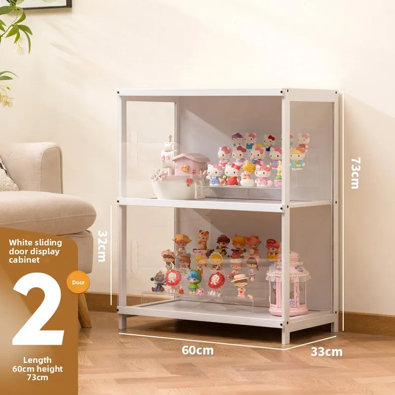 Vitrina expositora multifuncional para el hogar, caja transparente a prueba de polvo para modelos de juguete y figuras de colección (blind box)