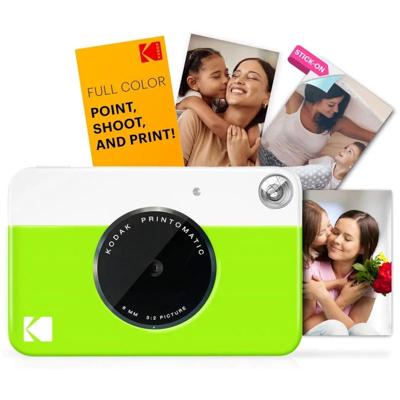 KODAK Printomatic nueva cámara de impresión instantánea Digital ZINK impresión sin tinta Color papel fotográfico impresión Flash + juego de 40 películas