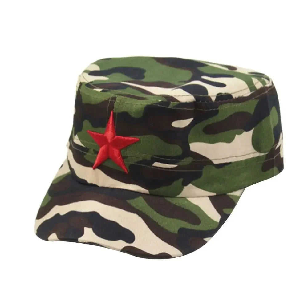 Gorra de algodón unisex para hombre, primavera, verano, playa, al aire libre, calle, estilo urbano, sombrero de sol con estrella roja, dropshipping