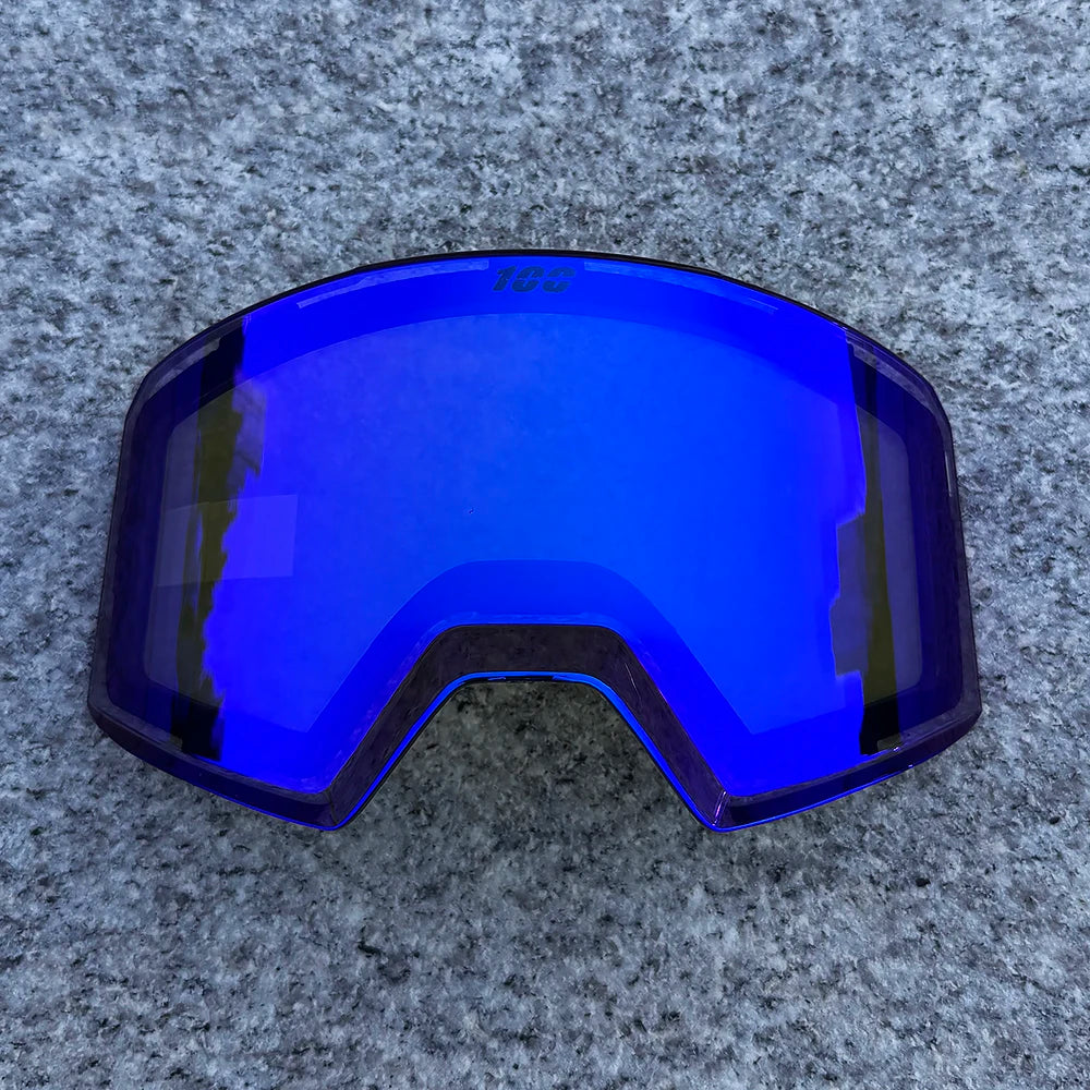 Gafas de esquí profesionales para invierno, con sistema de cambio rápido mediante imán, doble capa, tratamiento antiniebla, para snowboard, para hombres y mujeres.