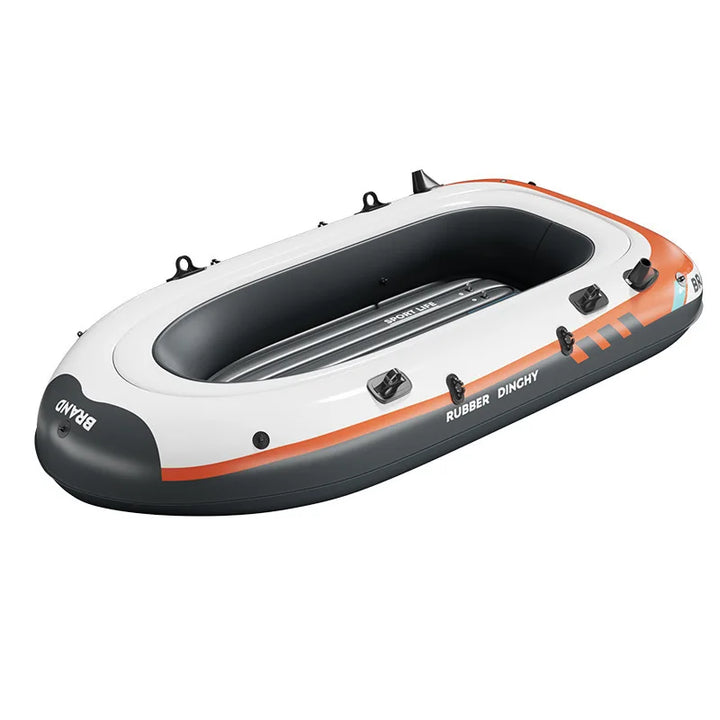 Kayak Inflable Reforzado para Varias Personas, Balsa de Asalto de Pared Alta, Bote Seguro y Estable Resistente a Arañazos para Rafting Familiar al Aire Libre