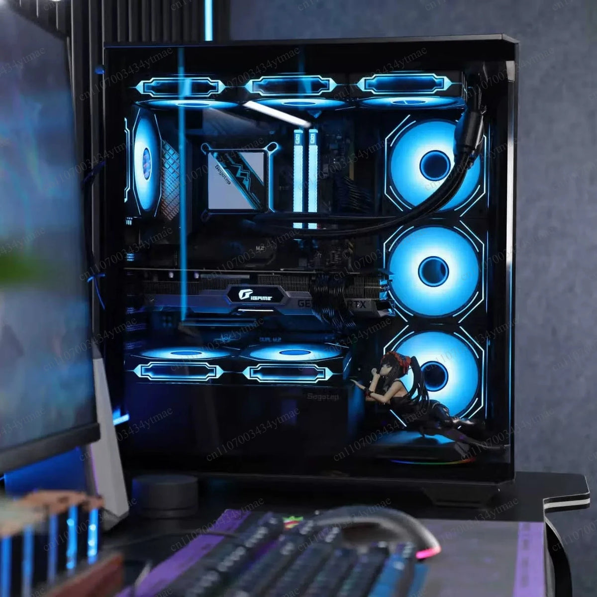 Computadora de escritorio 12400F 13400F 14400F 14600KF 265K 270K RTX5060Ti 16G, equipo de escritorio para montaje DIY