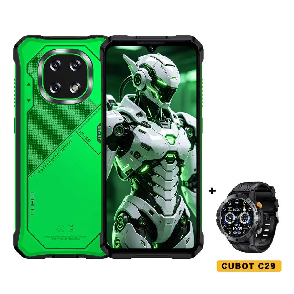 Smartphone Android Cubot King Kong ES 5, pantalla de 6.88" a 120Hz, hasta 24GB de RAM (12+12GB), 256GB de ROM, teléfono resistente, batería de 7000mAh