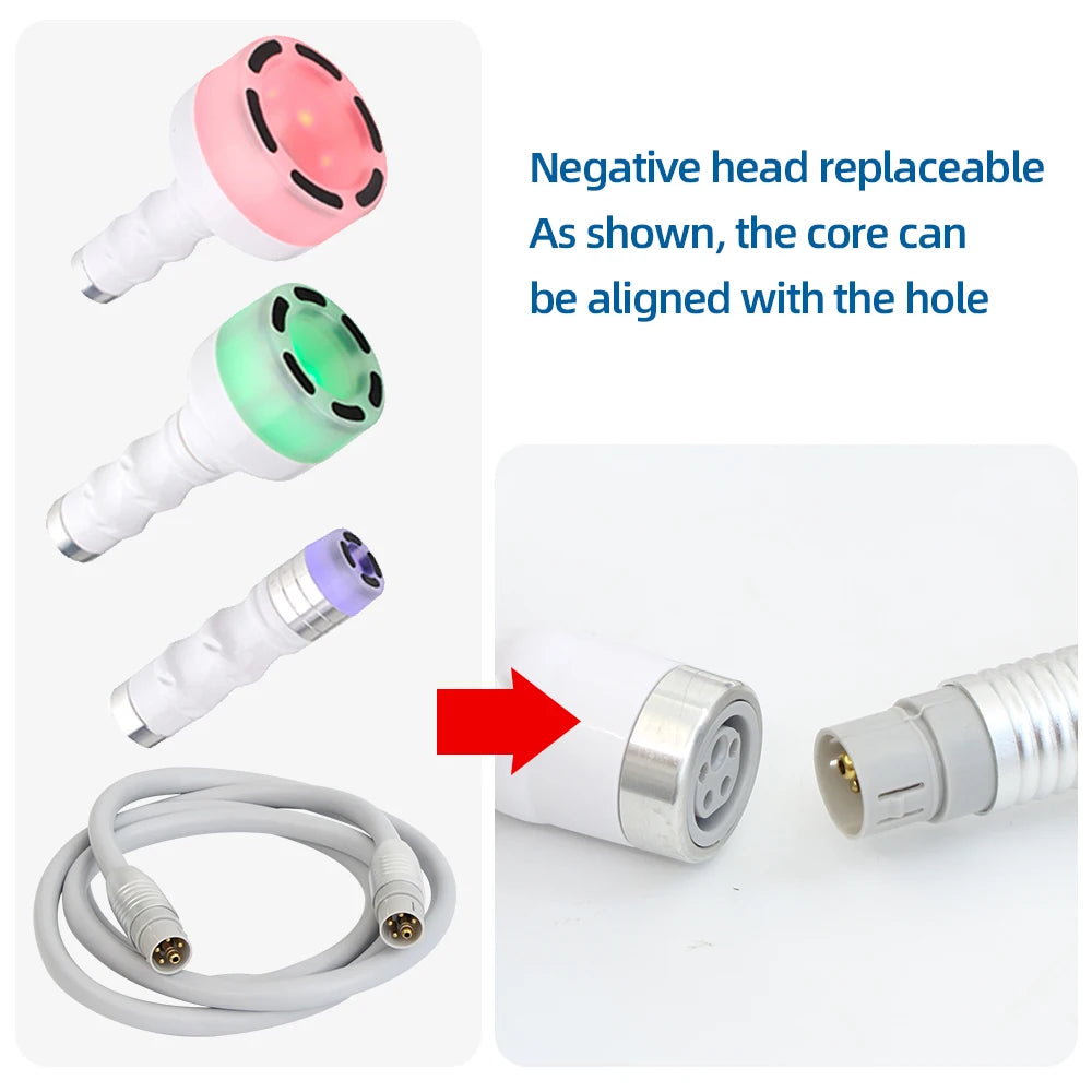 Dispositivo de belleza de cavitación 120K, calentamiento 5D RF, moldeador del cuerpo, desbloqueo, activación de meridianos, equipo de fisioterapia, masaje al vacío