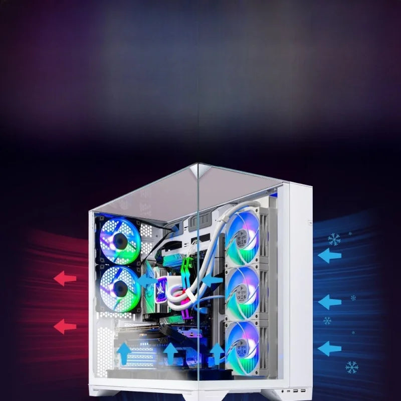 PC de Escritorio para Juegos O11 Vision, Ultra 9 285K 3.7 GHz, RTX 5090 32GB, Placa Z890, SSD NVMe Gen4 de 4TB, 64GB DDR5