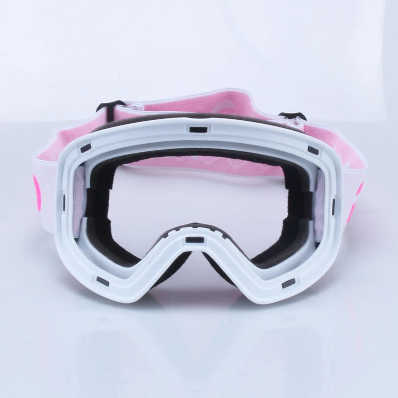 Gafas de esquí con lente magnética de doble capa, gafas de esquí antivaho UV400 para Snowboard, gafas de esquí para hombres y mujeres