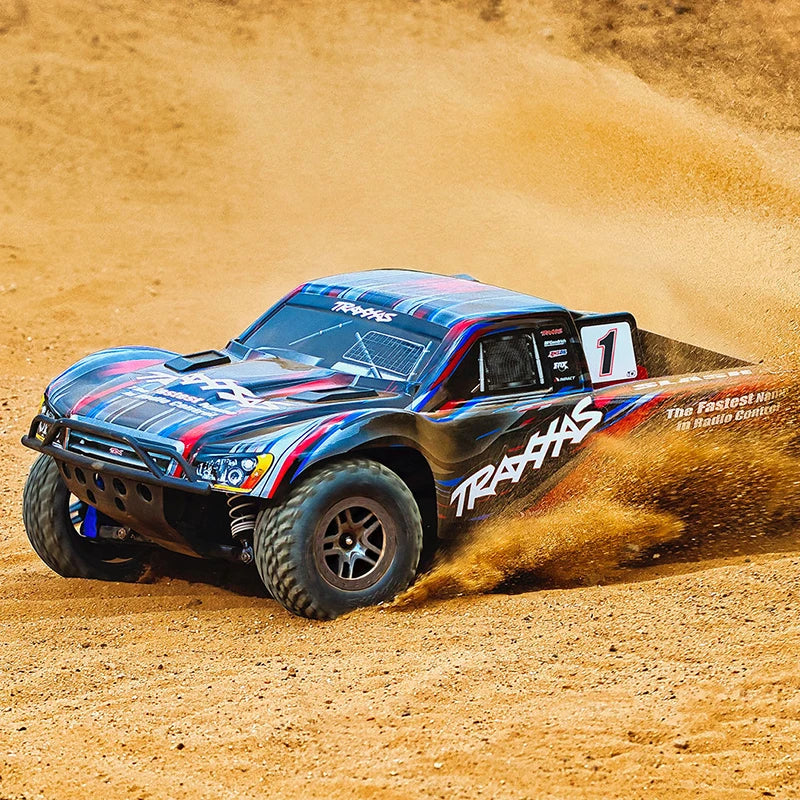 Nuevo 1/10 SLASH 4WD coche de Control remoto sin escobillas BL-2S sin escobillas carcasa de coche Control remoto vehículo todoterreno Juguetes