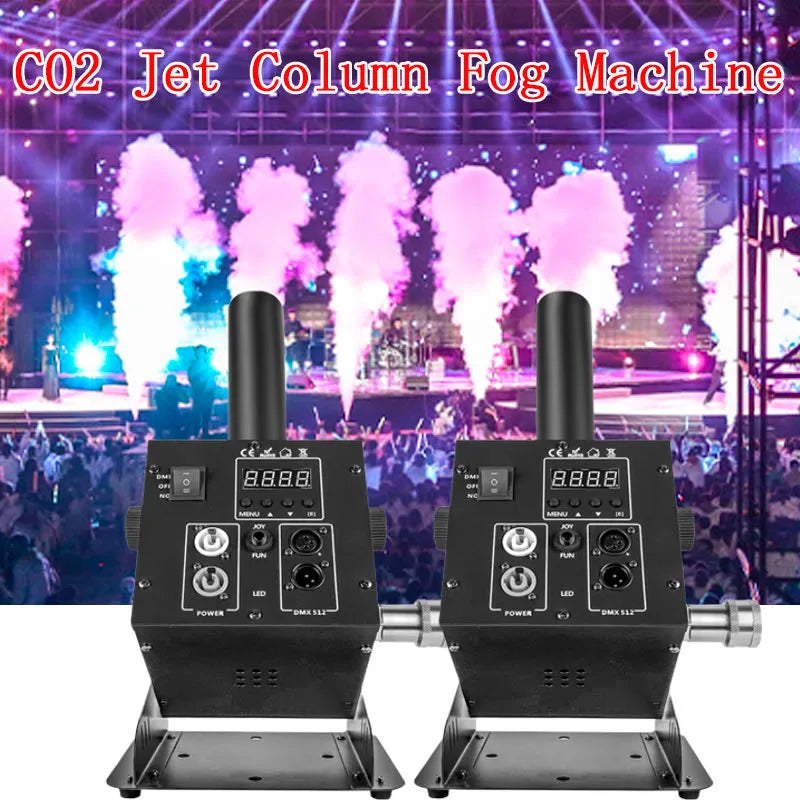 Máquina de humo de niebla con columna de chorro de CO2 LED de escenario, máquina de Gas de dióxido de carbono DMX de 250W para Dj, Bar, discoteca, fiesta de boda, efecto especial