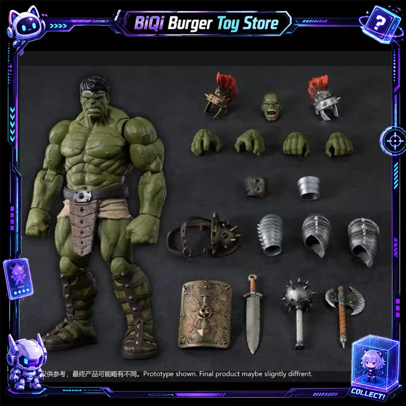 Nueva preventa de figura de acción original de Hulk 1/12, cuerpo gigante, colección, pasatiempos para fans, figura, modelo terminado, juguetes, regalos de cumpleaños
