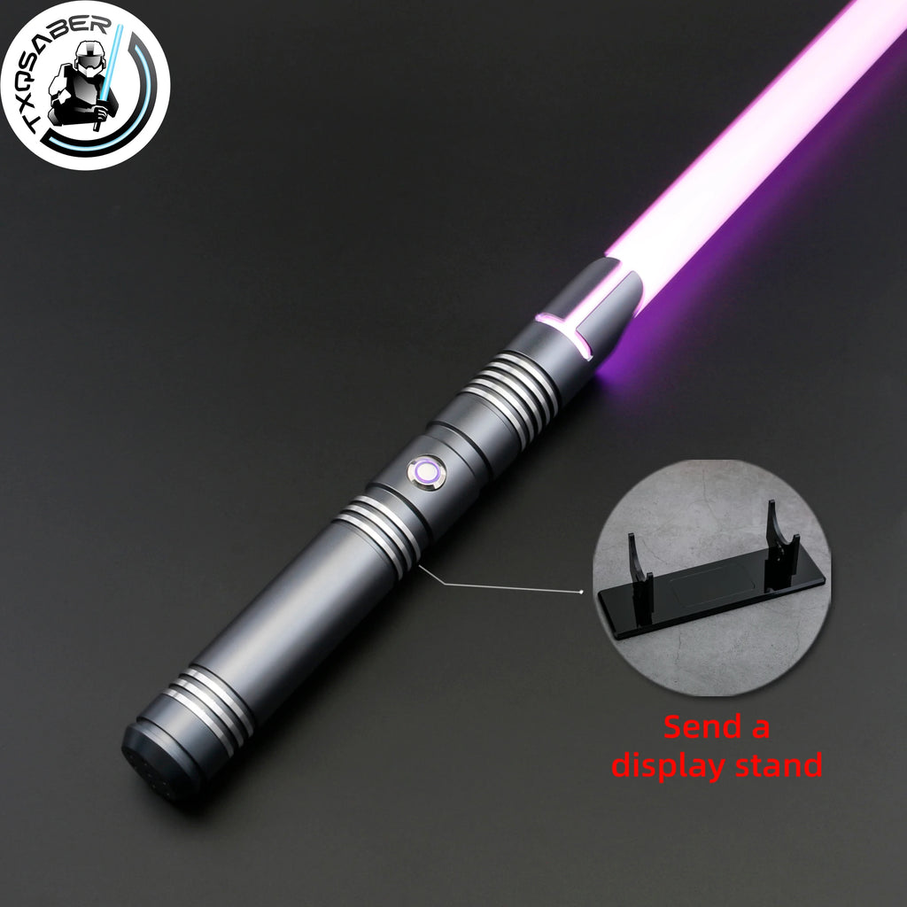 TXQSABER Lightsaber SDRGB Pixel Metal Hilt E13 Heavy Dueling Lightsaber Smooth Swing Blaster Light Saber Toys for Adult Cosplay