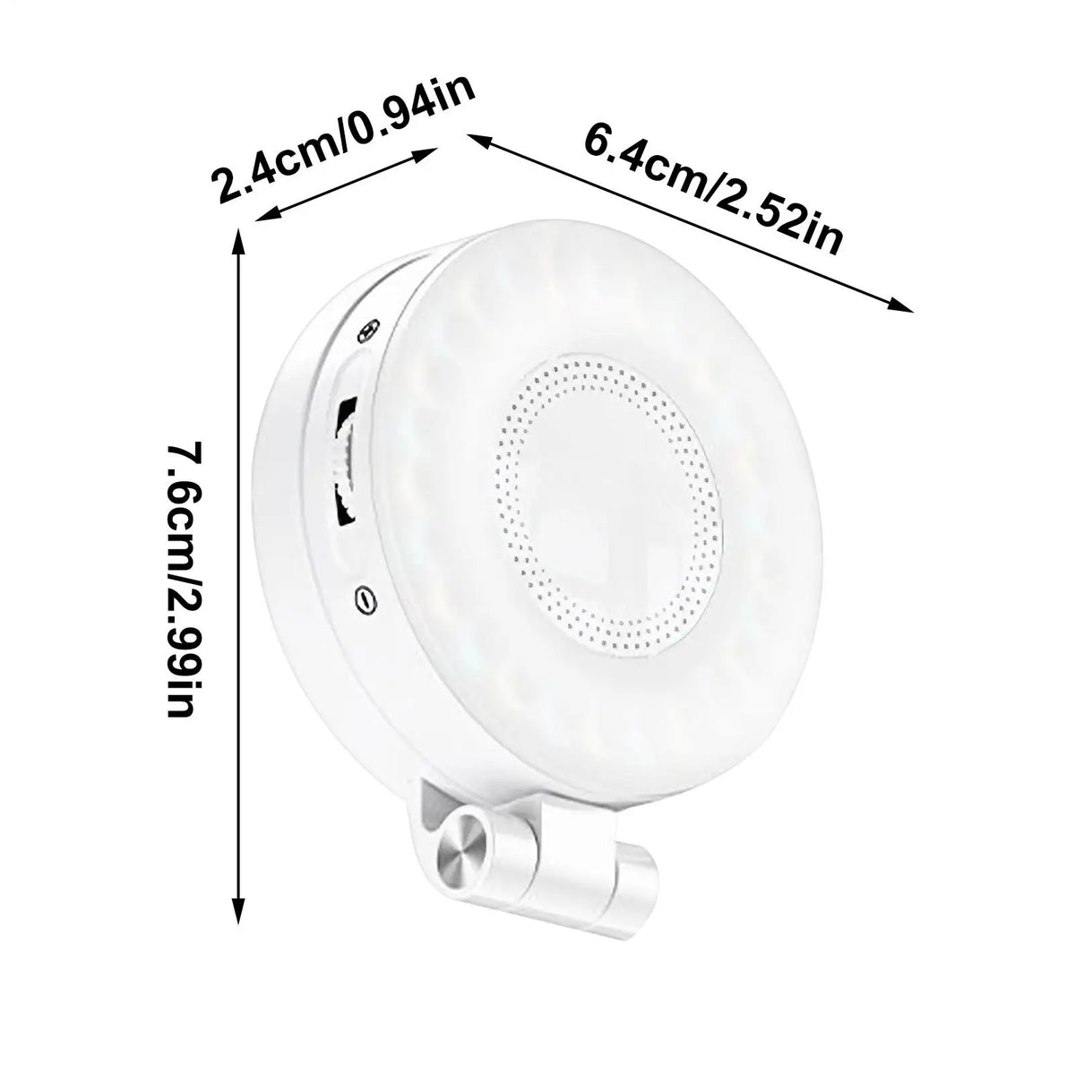 Luz para Selfie para teléfono, luz LED magnética para teléfono, Selfie, 3 modos de iluminación ajustable para maquillaje, portátil, cámara web, Vlog