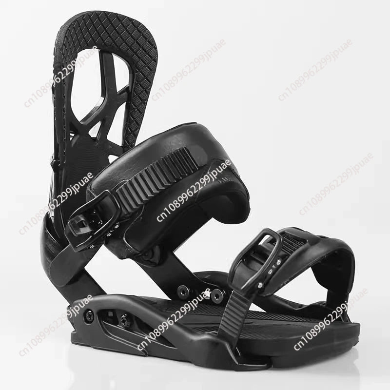 Fijaciones de snowboard All Mountain Unisex Negro Blanco Universal para hombres y mujeres