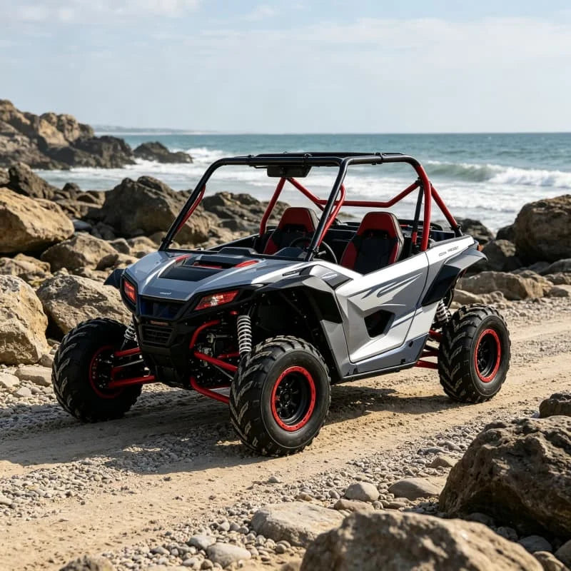 Buggy de Playa para Adultos, 520cc, 4x4, ATV Todoterreno, Transmisión Manual, Suspensión Independiente, para Dunas de Arena Extremas, Personalizado