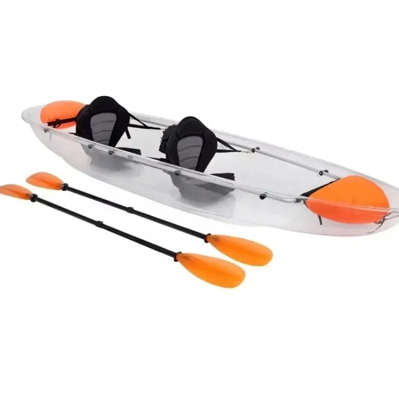 Kayak Transparente de Alta Calidad para Varias Personas, Canoa Transparente para Viajes Acuáticos en Grupo, 2026 Vision Clear