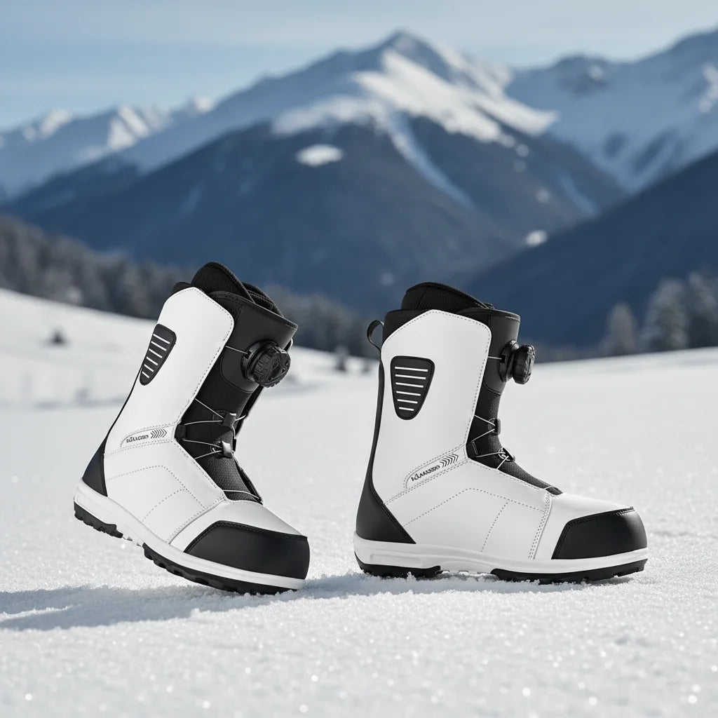 Botas de Nieve para Adultos, Antideslizantes, Impermeables, Cálidas, para Hombres y Mujeres, con Sistema de Ajuste Rápido de Alambre de Acero