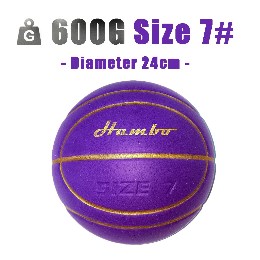 Baloncesto silencioso Talla 7 # (29.5")6 # /5 #   Dribbling interior acanalado espuma sin aire baloncesto silencioso entrenamiento de goteo pelota silenciosa regalo