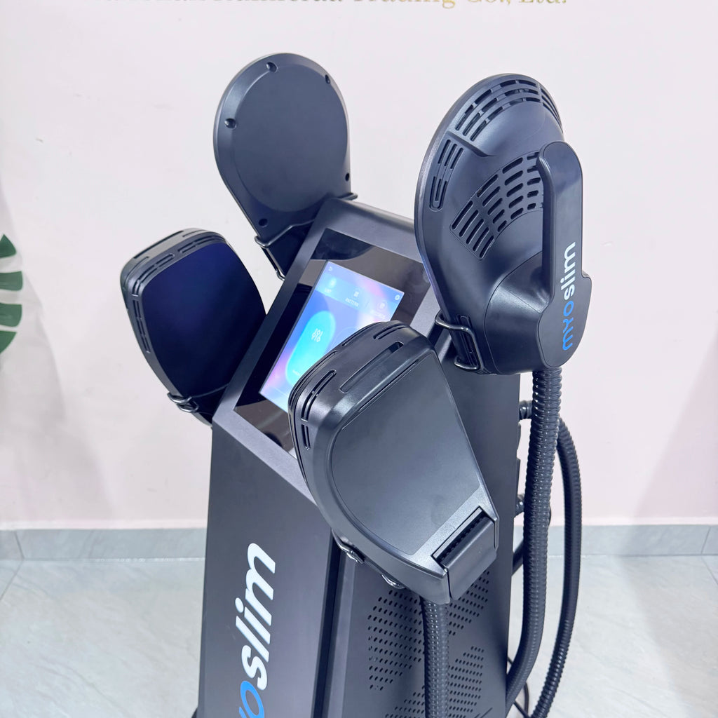 Máquina de Escultura Corporal MYOslim 6500W EMS - Terapia Electromagnética para Adelgazar Grasa y Estimular Músculos para Fitness y Moldeamiento Corporal