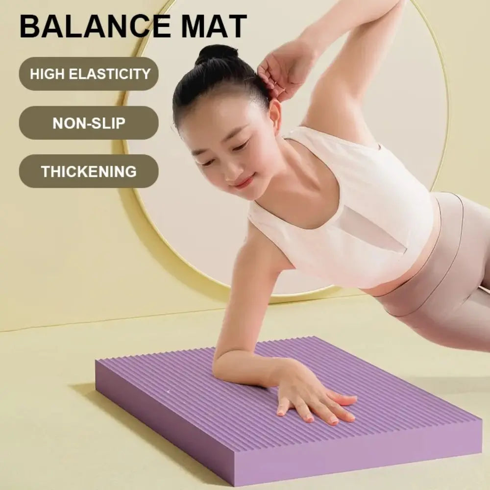 Almohadilla de equilibrio deportiva NBR, almohadilla para arrodillarse, estera TPE de Yoga de alta densidad, almohadilla de Yoga, tabla de Fitness, soporte, almohadilla de equilibrio duradera