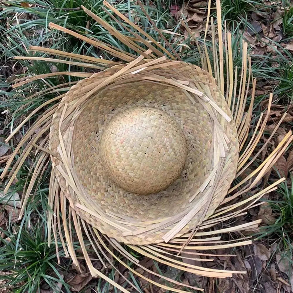 Gorra de sol unisex para playa, sombrero de paja de pesca de moda de alta calidad, gorra de protección solar para hombres y mujeres al aire libre