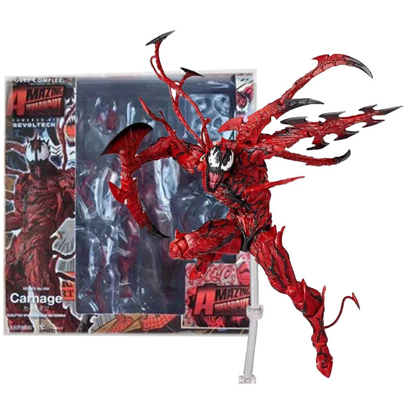 Figura de acción de Black Panther de Revoltech Yamaguchi, modelo de Deadpool y Venom, juguetes de Black Panther King of Wakanda T'Challa