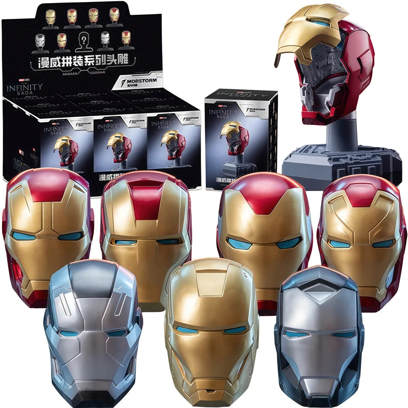 Figuras de Acción de Iron Man MK9 MK17 MK18 MK19 MK20 MK21 MK22 MK23 MK24 de Tony Stark de Avengers, Juguetes Ensamblados, Caja Sorpresa, Regalos