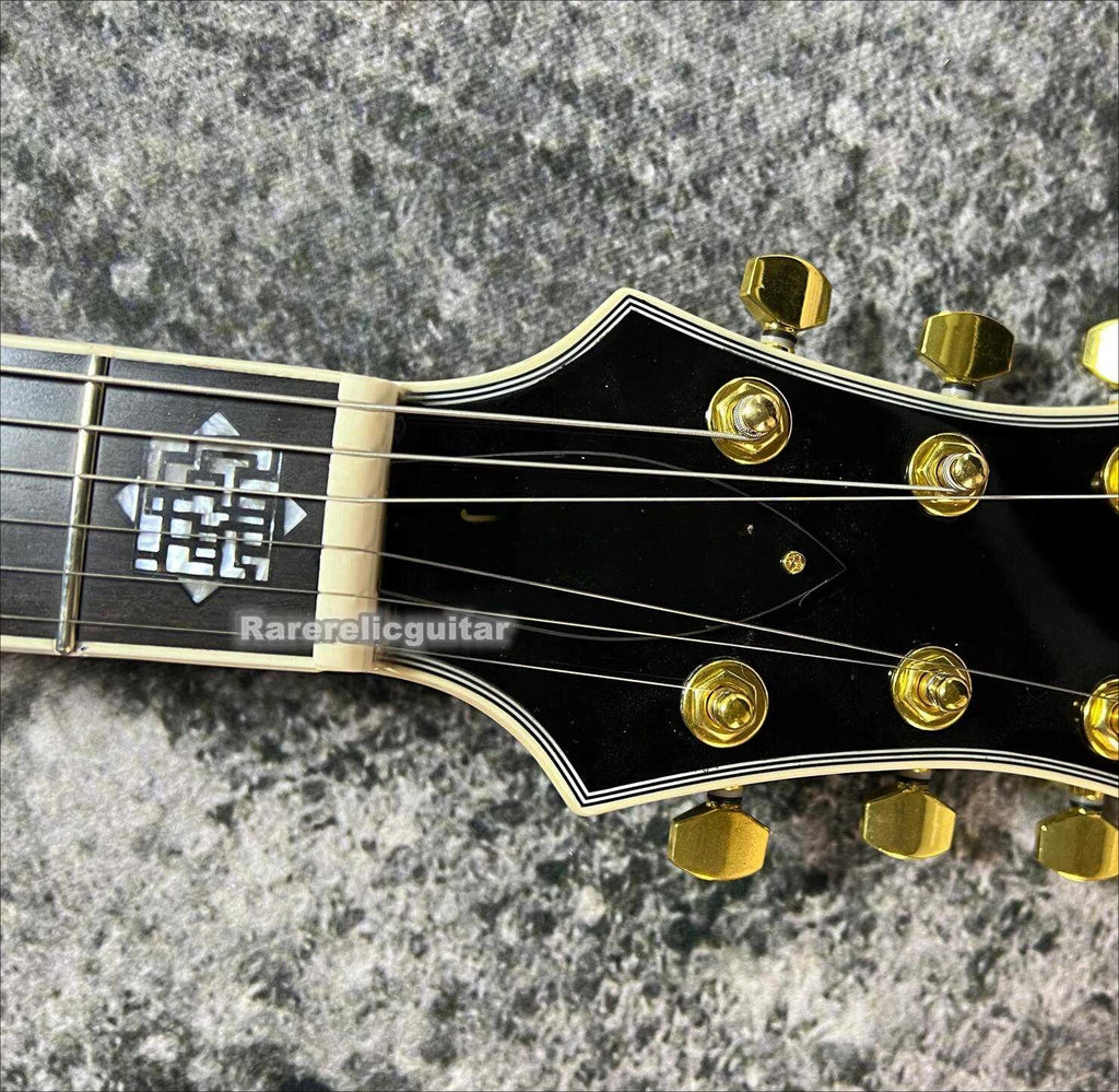 Nueva Guitarra Eléctrica Dream Fernan MV 480HT TOMOYASU HOTEI Signature Negra, Puente TP-9, Clavijeros Grover, Herrajes Dorados