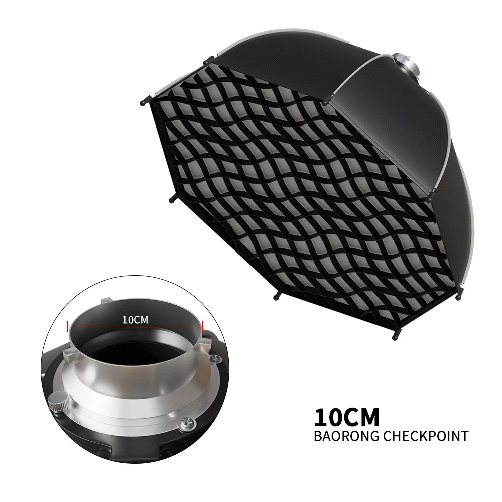 BOWENS 30x60cm difusor de luz suave diámetro del círculo para transmisión en vivo producto fotografía estudio creación accesorios de fotografía
