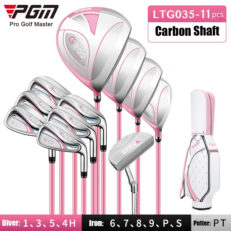 Juego de golf para mujer PGM, fabricante mayorista de palos de golf, juego completo para mujeres