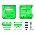 Carcasa de Repuesto Transparente de ABS LinkRetro, Moldeada por Inyección, para Consola de Juegos Sega Genesis 2 / MD2