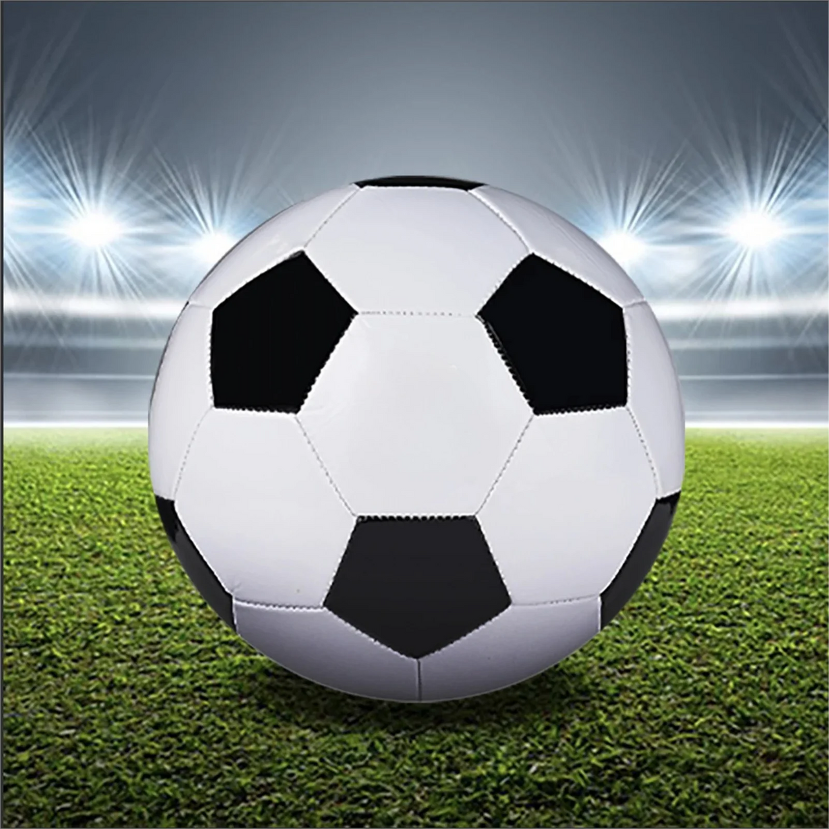 Balón de fútbol nuevo 2026 de 20 cm, diseño clásico blanco y negro, pelota de entrenamiento y ocio, envío rápido España