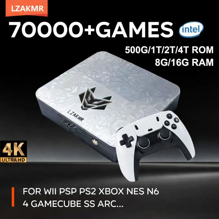 Consola de Juegos Retro AK1, Sistema Dual Win11 y Batocera, 8G/16G RAM, 2/4TB ROM, Más de 99999 Juegos, Más de 60 Emuladores para PS2, PS3, WII, SS, NGC, XB