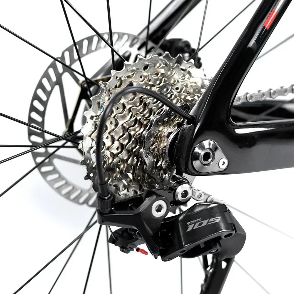 TWITTER T8pro 105 Kit R7120-24Speed Internal Cable Routing R7070 Oil Disc Brake bicycle Aerodynamic T800 Carbon Fiber Road Bike