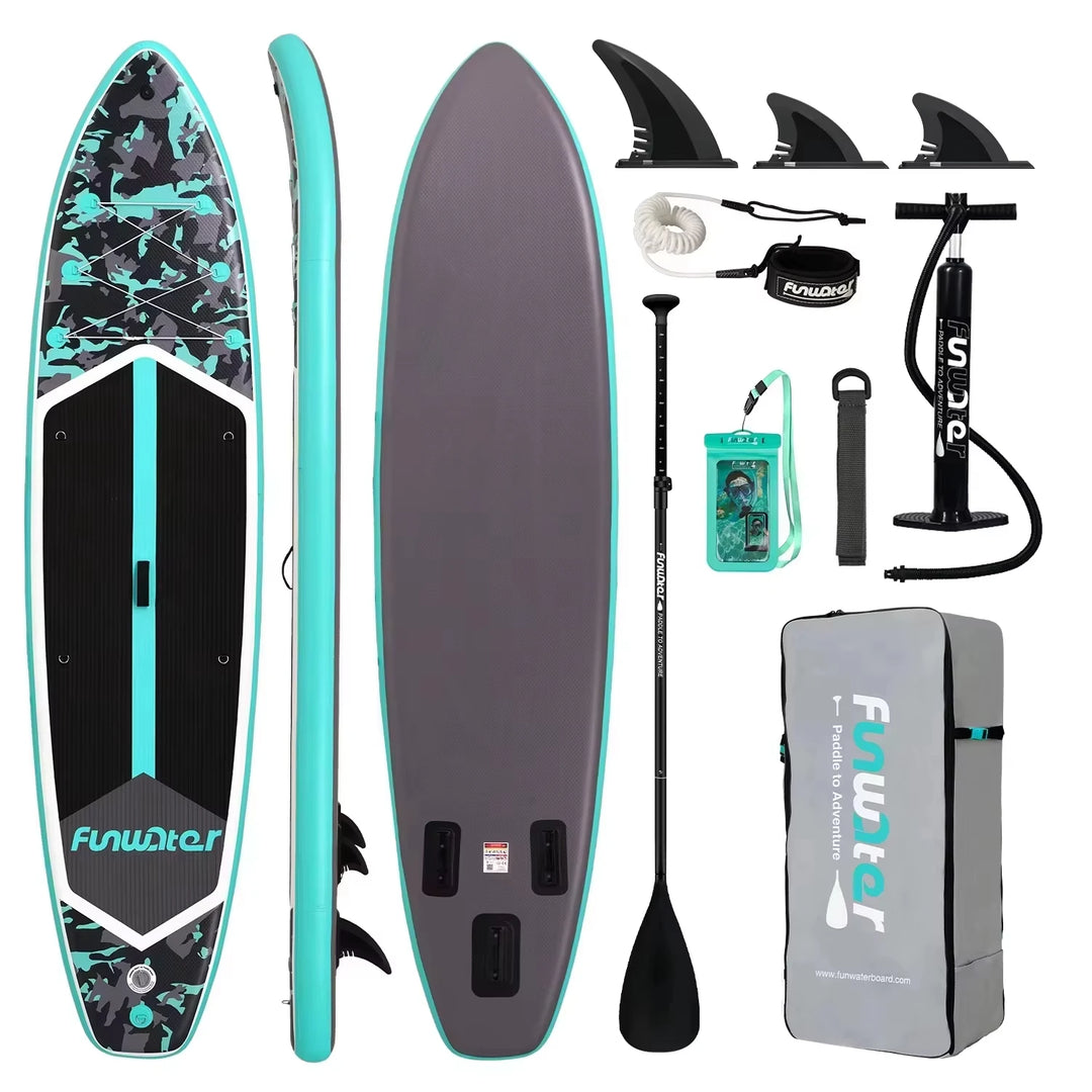 Tabla de Paddle Surf Inflable FunWater SUPFW32C, Tabla de Surf, Tabla de SUP, 11&