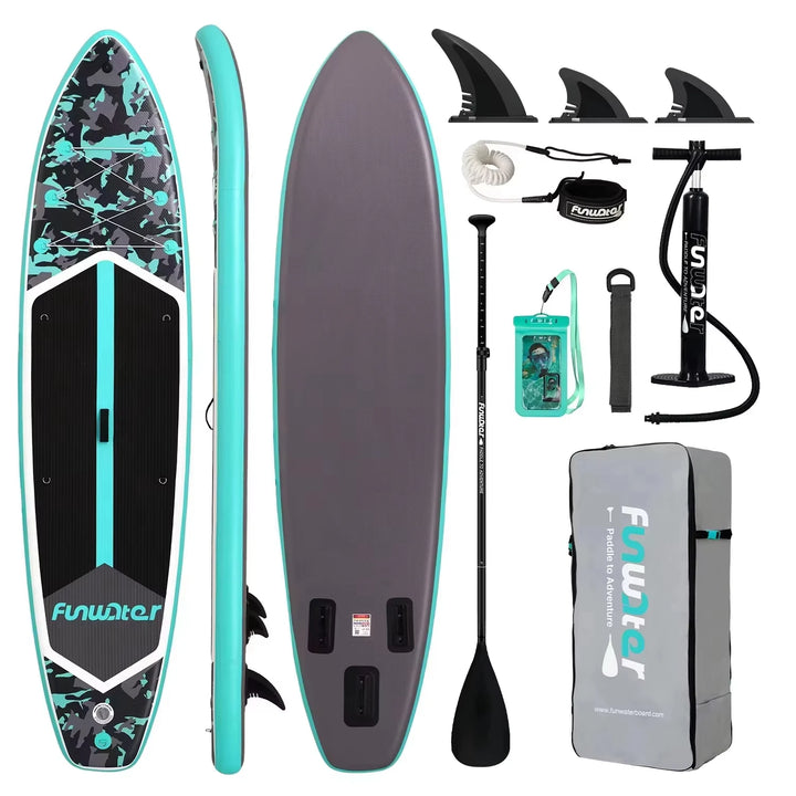 Tabla de Paddle Surf Inflable FunWater SUPFW32C, Tabla de Surf, Tabla de SUP, 11&