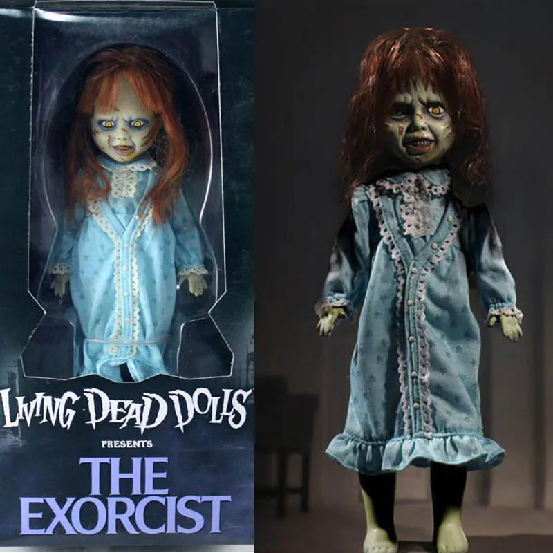 Mezco Horror Living Dead Dolls The Exorcist Anime conjunto móvil de alta calidad figura de acción de PVC juguete de modelos coleccionables regalos