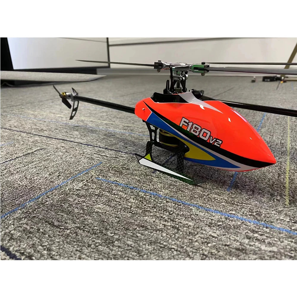 YUXIANG F180 V2 6CH 3D 6G sistema doble Motor de accionamiento directo sin escobillas helicóptero RC sin alerón RTF BNF VS F180
