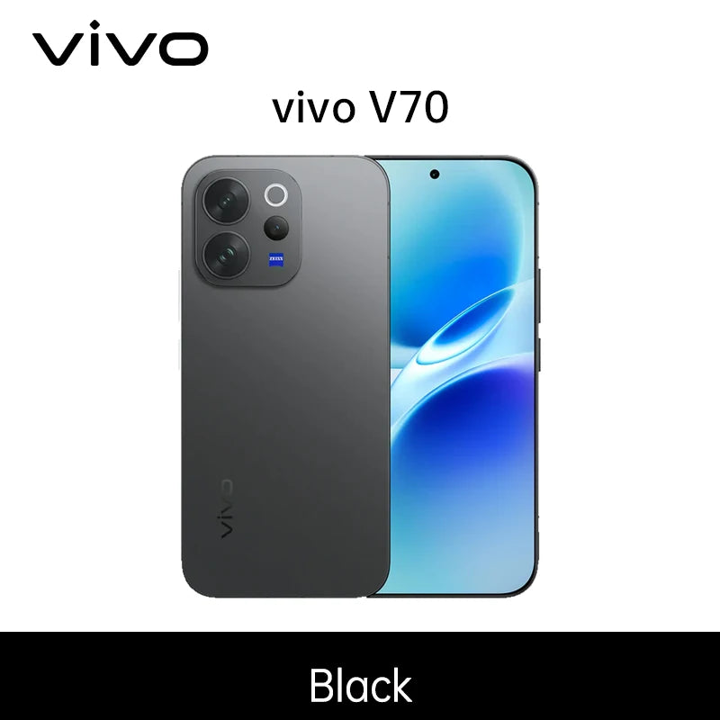 Versión UE Smartphone Vivo V70 5G 12GB+512GB Snapdragon 7 Gen 4 LPDDR5X UFS 4.1 OriginOS 6 Android 16 6500 mAh 90W