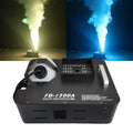 Máquina de humo antiniebla de 1500W, DMX, RGB, 24LED, efecto de luz de escenario, pulverizador Vertical remoto