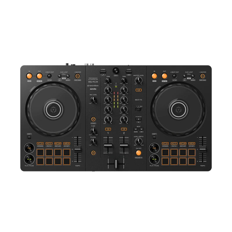Controlador de DJ DDJ-FLX4, Reproductor de Discos Móvil Pioneer, Nivel Inicial para Principiantes