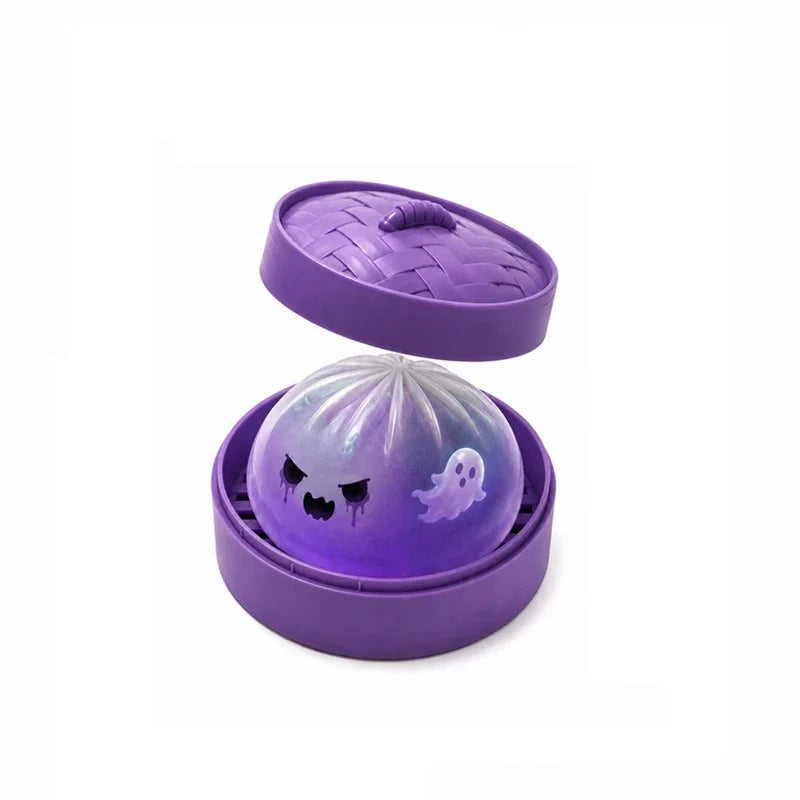 Dumplings de Tiburón Brillantes con Dinero, Suaves y Elásticos, para Aliviar el Estrés, Regalo Festivo de Halloween