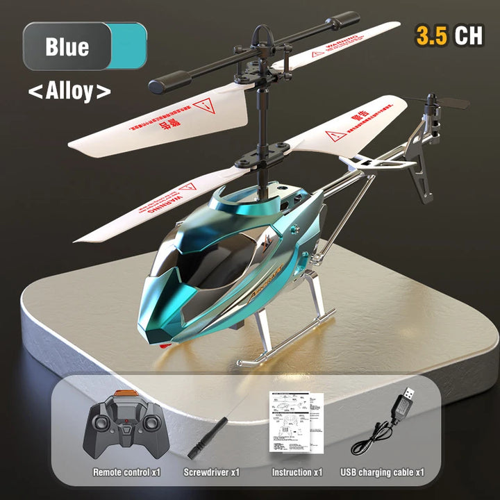 Helicóptero RC de 3,5 canales XK913 iluminado resistente a caídas juguete volador para niños regalo de Control remoto amigable para principiantes para niños mayores de 6 años