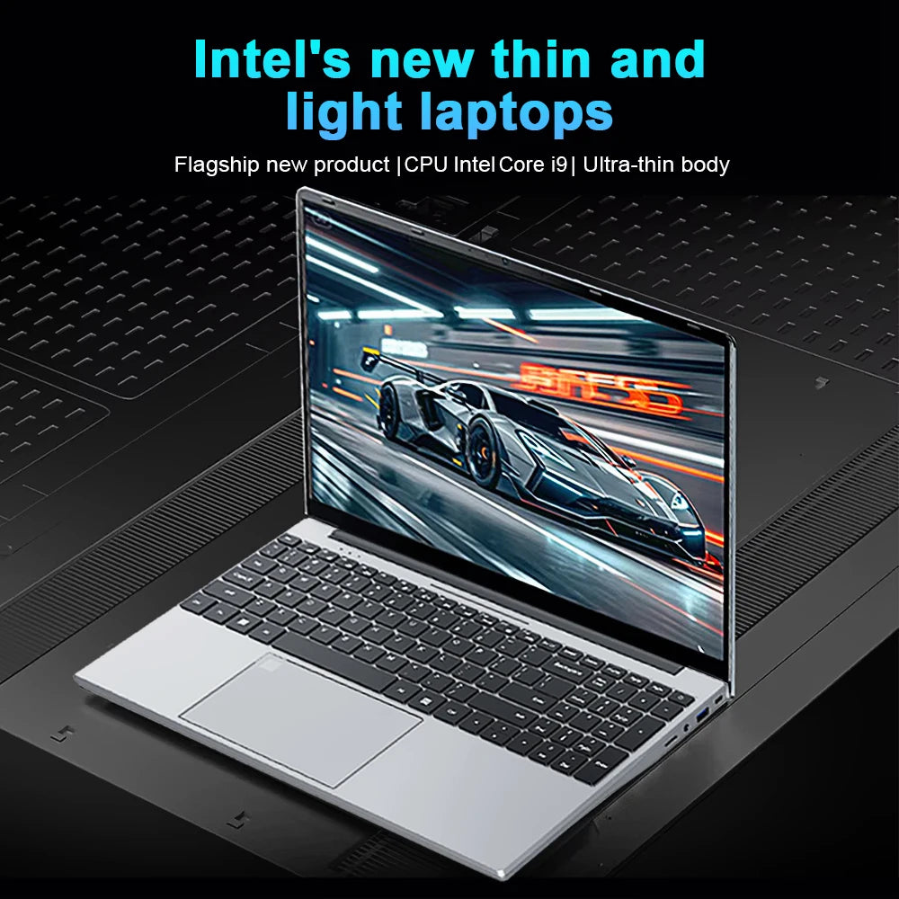 Portátil Intel Core i9-10980HK i9-9900 para juegos y oficina de 15.6 pulgadas, 16 GB de RAM, 1 TB/2 TB SSD, 1080P HD, desbloqueo por huella dactilar, Windows 11 Pro.