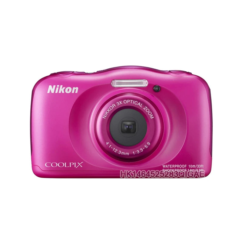 Cámara digital Nikon W100 COOLPIX de 13,2 MP CMOS, resistente a golpes y al polvo, LCD de 2,7 pulgadas, Full HD, cámara de grabación de vídeo de 1080P